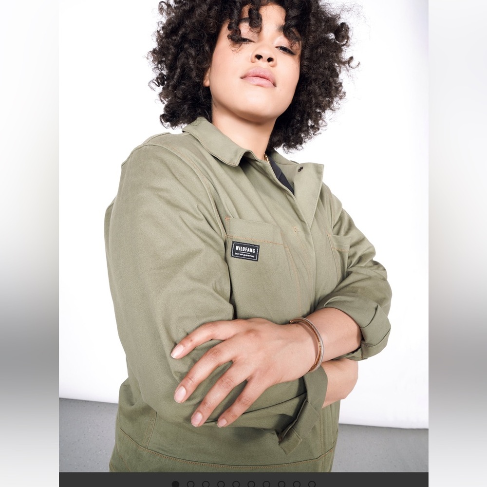 NWT WIldfang THE ESSENTIAL LONG SLEEVE COVERALL. Olive . Large